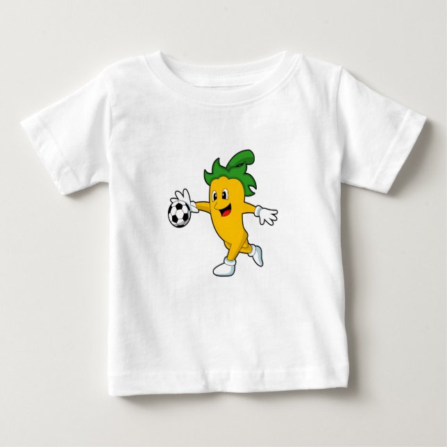 Pepper Vegan som fotbollsspelare med fotboll.PNG T Shirt (Framsida)