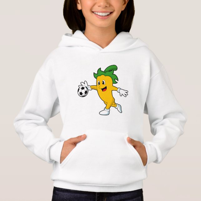 Pepper Vegan som fotbollsspelare med fotboll.PNG T Shirt (Framsida)
