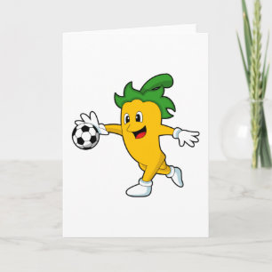 Pepper Vegan som fotbollsspelare med Soccer.PNG Kort