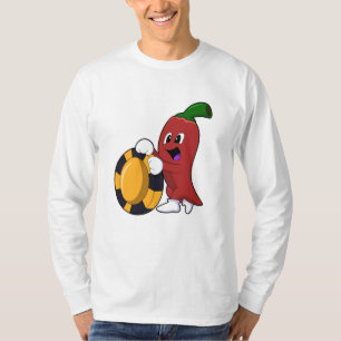 Pepper vid Poker med Poker chip T Shirt