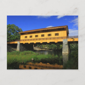 Pepperell MORSA New Covered Bridge River View Vykort