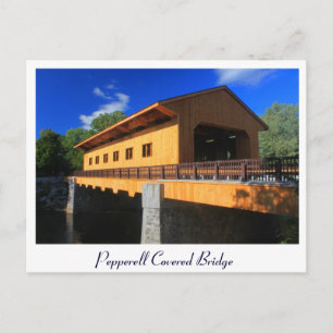 Pepperell MORSA New Covered Bridge Vykort