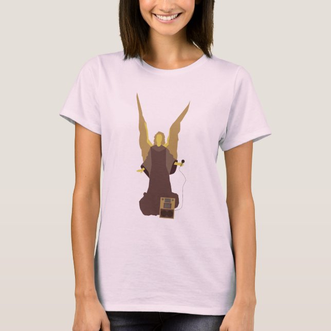 Peppermill Karaoke Angel Långärmad T Shirt (Framsida)