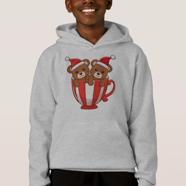 Peppermint Bear Duo T Shirt (Framsida)