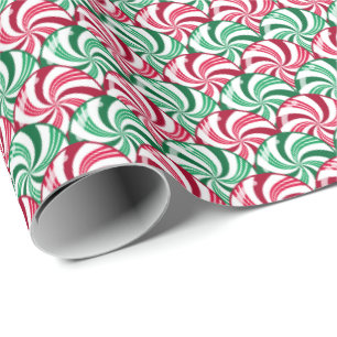 Peppermint Candies Scales - jul Mönster Presentpapper