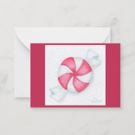 Peppermint Candy Anteckningskort