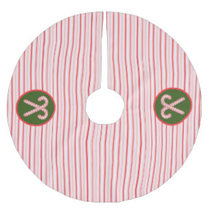 Peppermint/candy cane-jul julgransmatta borstad polyester