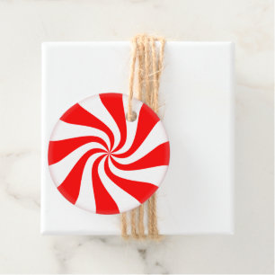 Peppermint Candy Gåvor Etiketter