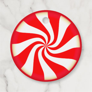 Peppermint Candy Gåvor Etiketter