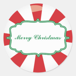 Peppermint Candy Gift-dekal Runt Klistermärke