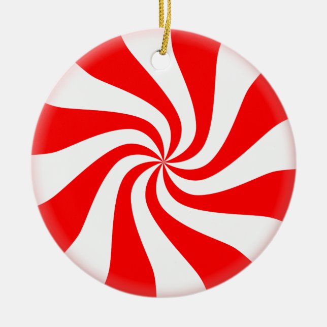 Peppermint Candy Julgran Ornament (Framsidan)