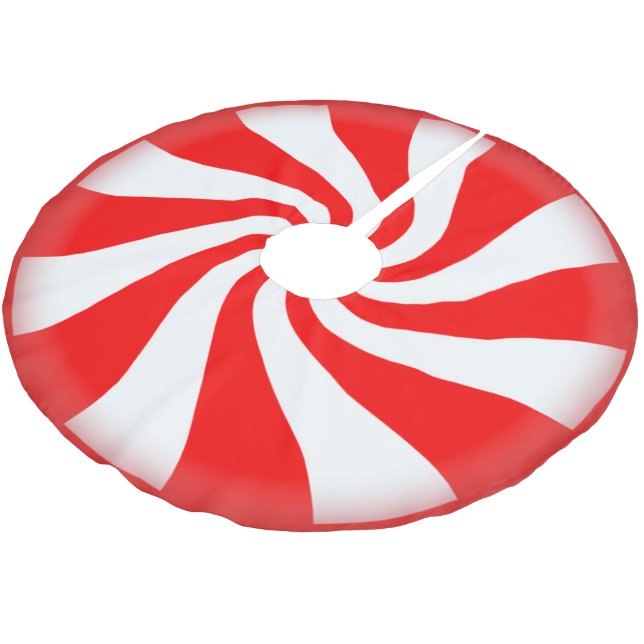 Peppermint Candy Julgransmatta Borstad Polyester (Vinklad)