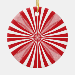 Peppermint Candy Julgransprydnad Keramik