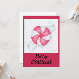 Peppermint Candy-julkort Inbjudningar