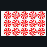 Peppermint Candy Klistermärke<br><div class="desc">Storlek: 1, 5-tums (Medium Circle Watersecure Label) Multipurpose-etiketter designade för att få plats på allt som är värt att spara! Från mjuka till hårda varor, personalisera allting som kan tänkas att ta med hemifrån. Nämnde vi att dem även är vattentåliga? Går att appliceras på allt som klarar diskmaskin, mikro, frys...</div>