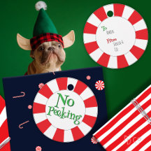 Peppermint Candy No Peeking! Cute Funny Gift-Märkr