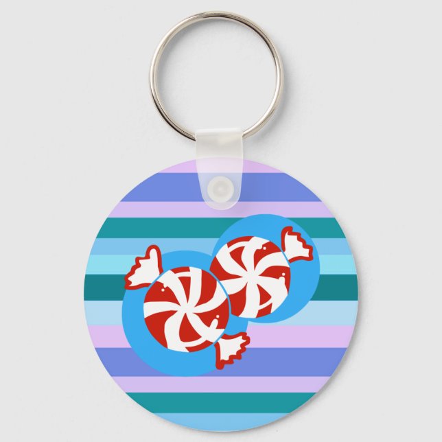Peppermint Candy Nyckelring (Framsida)