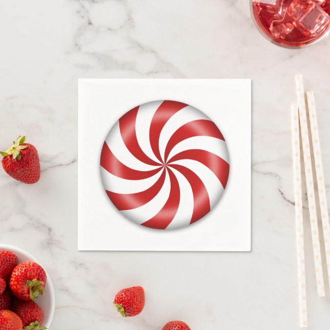 Peppermint Candy Pappersservett (Insitu)