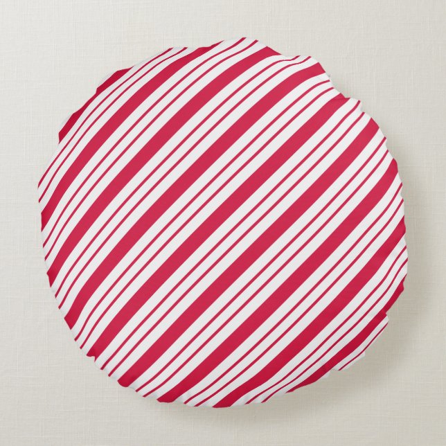 Peppermint Candy Pillow Rund Kudde (Baksidan)
