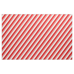 Peppermint Candy Red White Rand Tyg