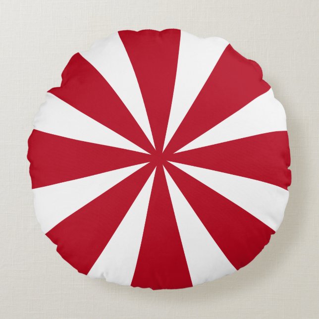 Peppermint Candy Rund Kudde (Framsidan)
