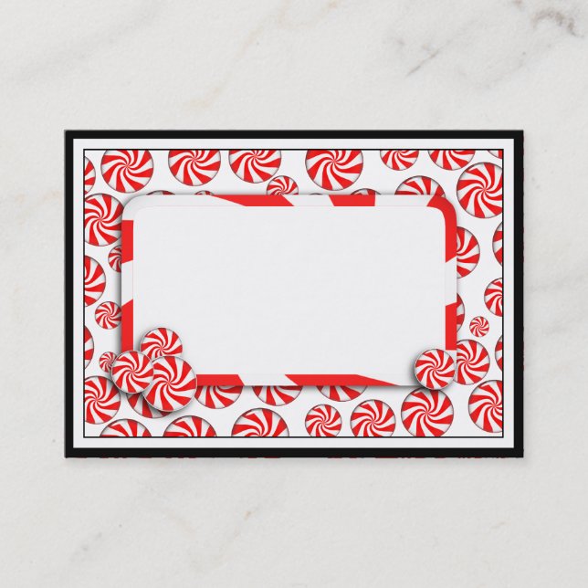 Peppermint Candy w/Märkre Visitkort (Framsida)