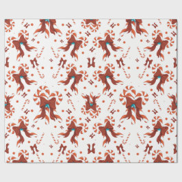 Peppermint Charm Wrapping Paper Presentpapper