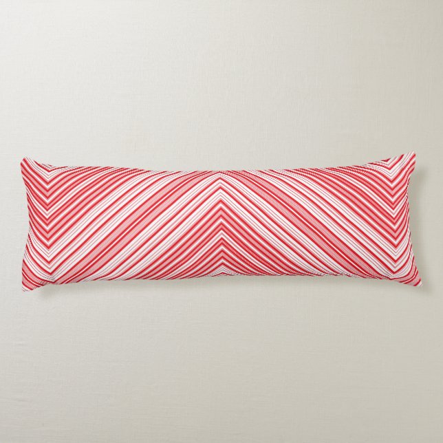Peppermint Chevron Body Pillow Kroppskudde (Baksidan)