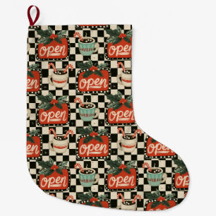 Peppermint Diner Julgran Magic Stor Julstrumpa