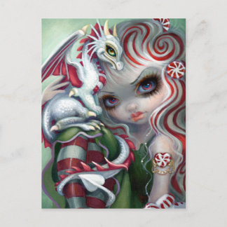 "Peppermint Dragonling" vykort
