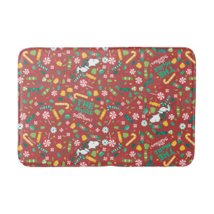 Peppermint Dreams Snoopy Candy Mönster Badrumsmatta