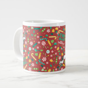 Peppermint Dreams Snoopy Candy Mönster Jumbo Mugg