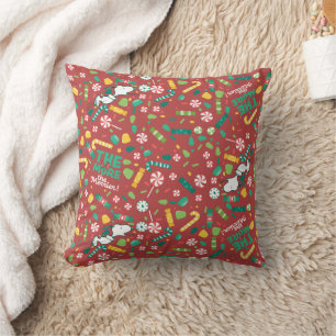 Peppermint Dreams Snoopy Candy Mönster Kudde