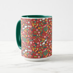 Peppermint Dreams Snoopy Candy Mönster Mugg