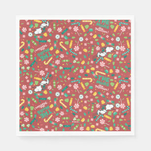 Peppermint Dreams Snoopy Candy Mönster Pappersservett
