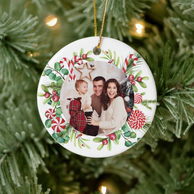 Peppermint Elegance Julgransprydnad Keramik (Träd)