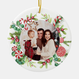 Peppermint Elegance Julgransprydnad Keramik