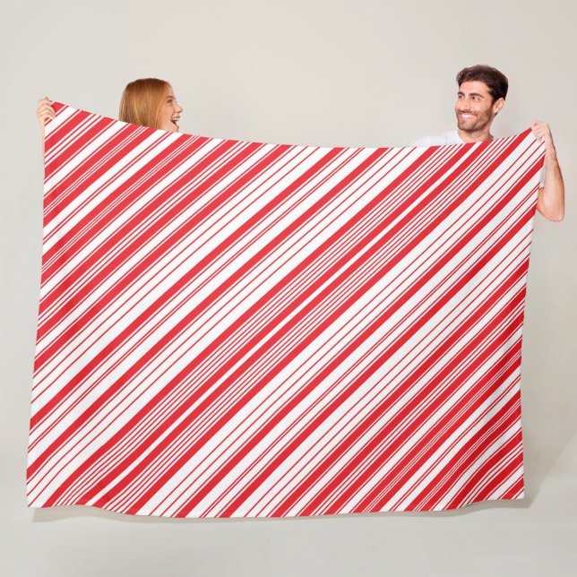 Peppermint Fleece Blanket (3 storlekar) (På plats)