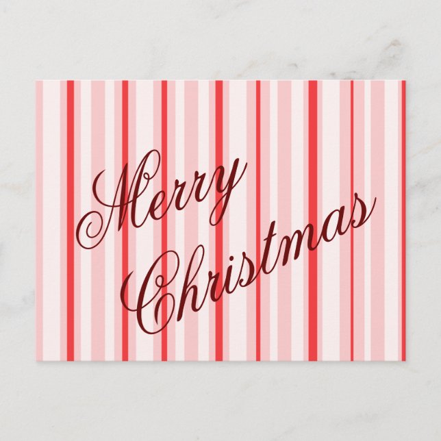 Peppermint God jul-kort Vykort (Framsida)