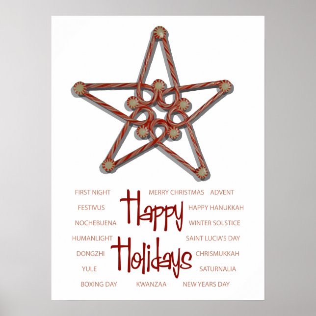 Peppermint-Helgdagar Poster (Framsidan)
