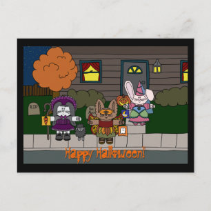 Peppermint Hollow Arrangable Halloween vyvykort Vykort