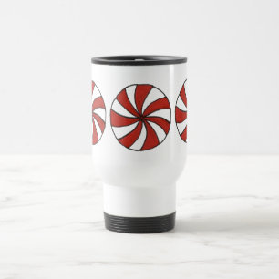 Peppermint jul Candy Helgdag Mints Red White Resemugg