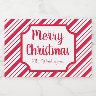 Peppermint jul Food Beverage Kitchen Label Mat Etiketter