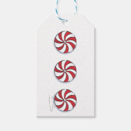 Peppermint Kisses Presentetikett