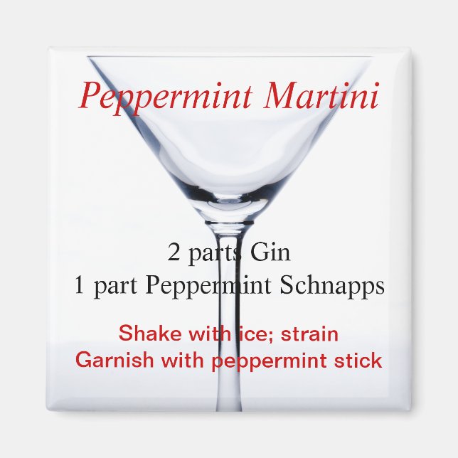 Peppermint Martini Magnet (Framsidan)