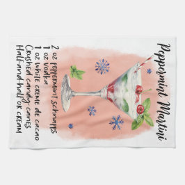 Peppermint Martini Recipe - juldesign Kökshandduk