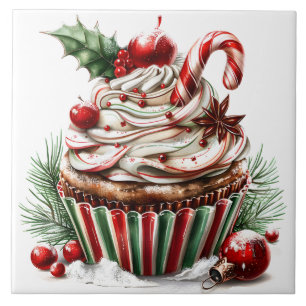 Peppermint-Muffinsar Kakelplatta