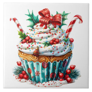 Peppermint-Muffinsar Kakelplatta