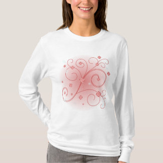 Peppermint och Snowflake Swirly Works T-shirt