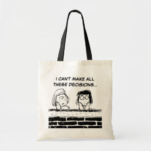 Peppermint Patty & Marcie vid muren Tygkasse